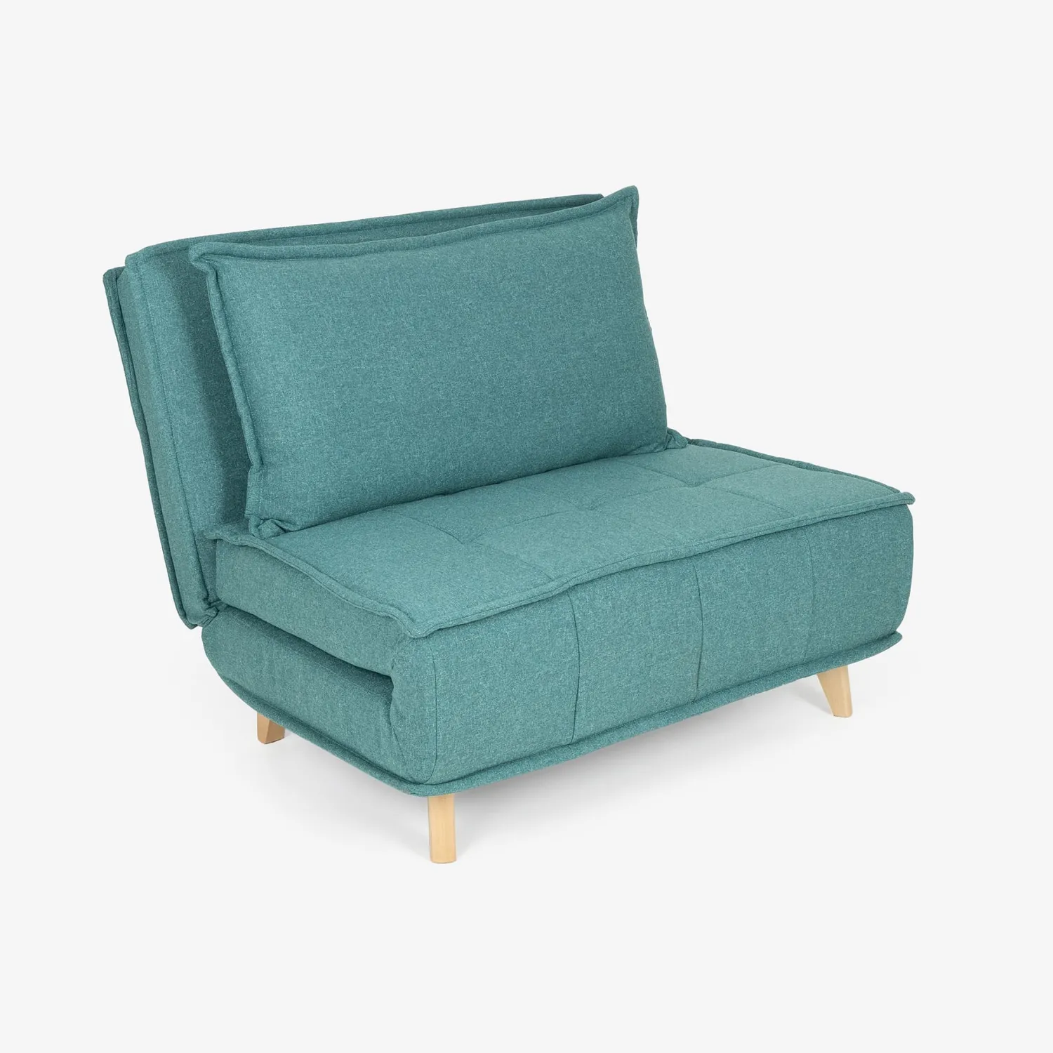 Casa Viva Sofá cama individual verde Luca 104x92x84cm Best