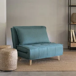 Casa Viva Sofá cama individual verde Luca 104x92x84cm Best