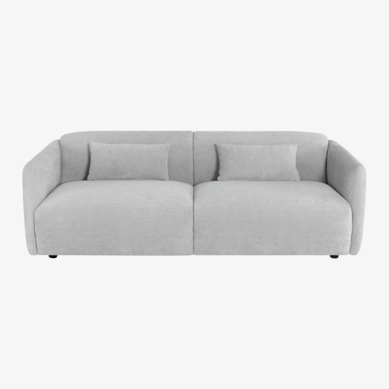 Casa Viva Sofá de 3 plazas de chenilla gris Ezra 216x88x70cm Discount