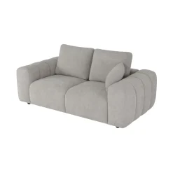 Casa Viva Sofá de 2 plazas de chenilla beige Hank 196x100x87 Clau&Chloe