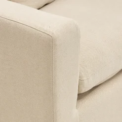 Casa Viva Sofá de 3 plazas de lino beige Aiden 220x110x80 Clau&Chloe Hot