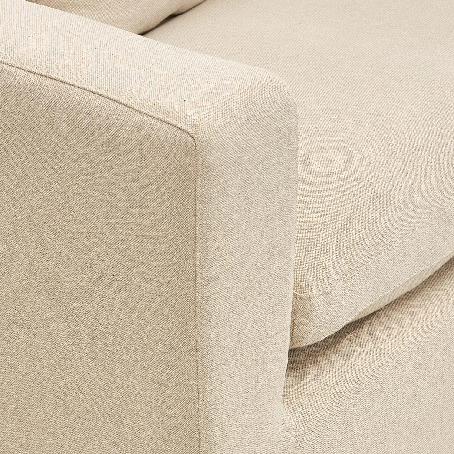 Casa Viva Sofá de 3 plazas de lino beige Aiden 220x110x80 Clau&Chloe Hot