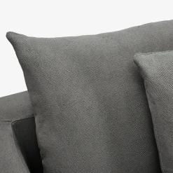 Casa Viva Sofá de 3 plazas de lino gris Aiden 220x110x80cm Clau&Chloe