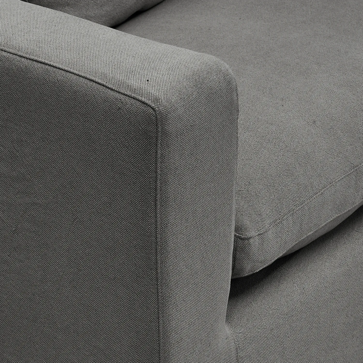 Casa Viva Sofá de 3 plazas de lino gris Aiden 220x110x80cm Clau&Chloe