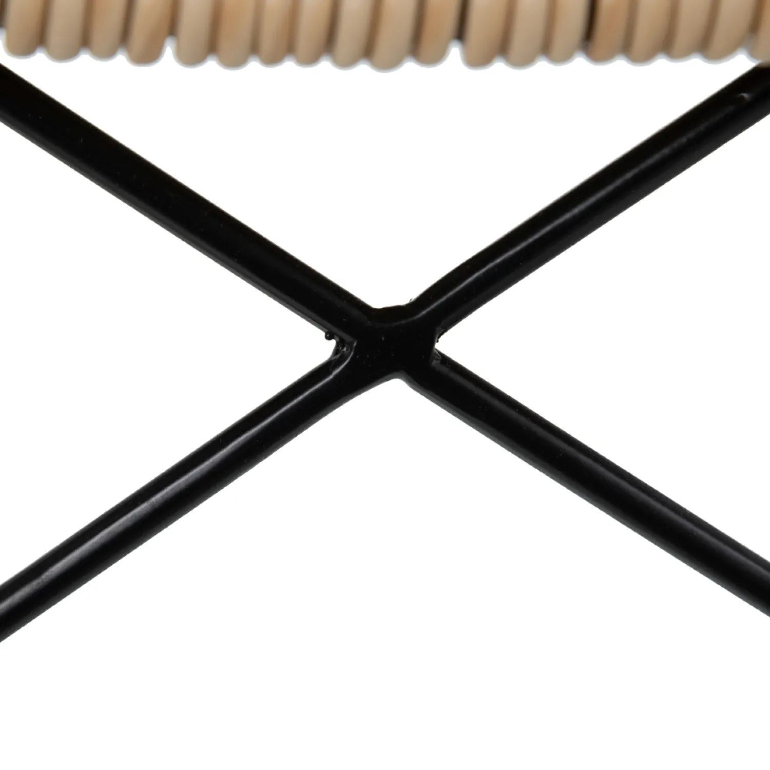 Casa Viva Taburete alto de ratán sintético y metal 45x41x113cm Discount