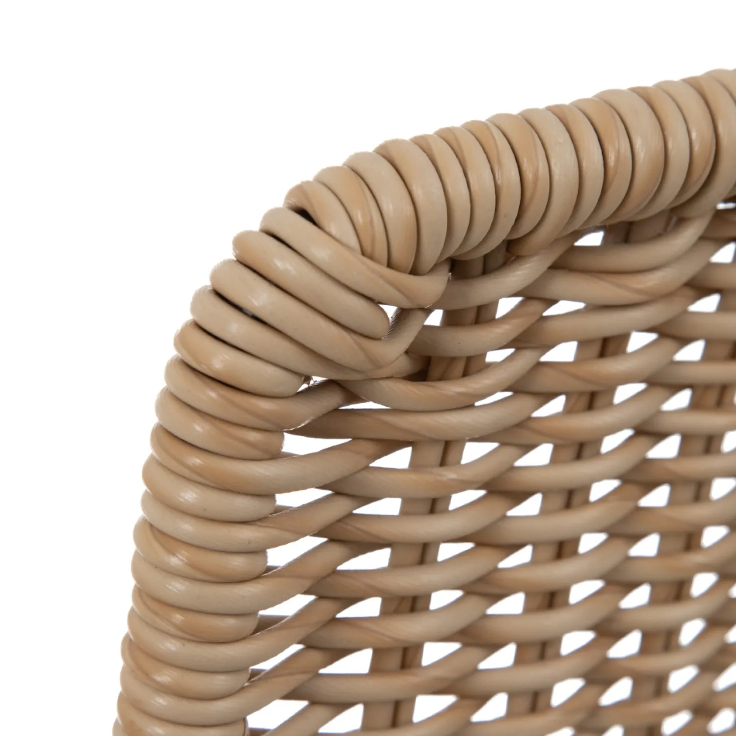 Casa Viva Taburete alto de ratán sintético y metal 45x41x113cm Discount