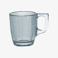 Casa Viva Taza de café de vidrio transparente Stria 9cl Sale