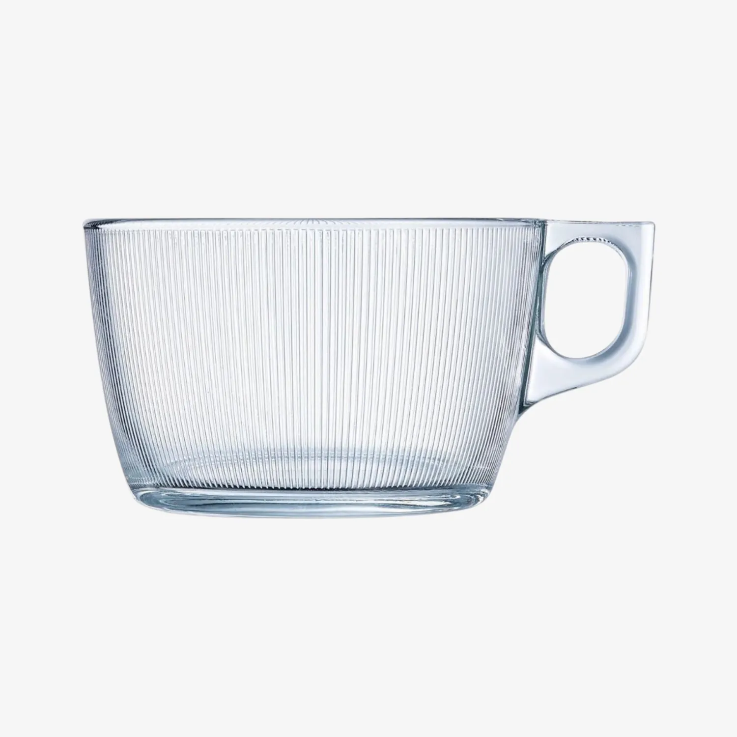 Casa Viva Taza jumbo de vidrio transparente Stria 50c Online