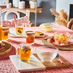 Casa Viva Taza jumbo de vidrio transparente Stria 50c Online