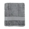 Casa Viva Toalla de ducha XL de algodón gris oscuro Vic 100x150cm - 500 gr/m² Online