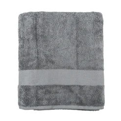 Casa Viva Toalla de ducha XL de algodón gris oscuro Vic 100x150cm - 500 gr/m² Online