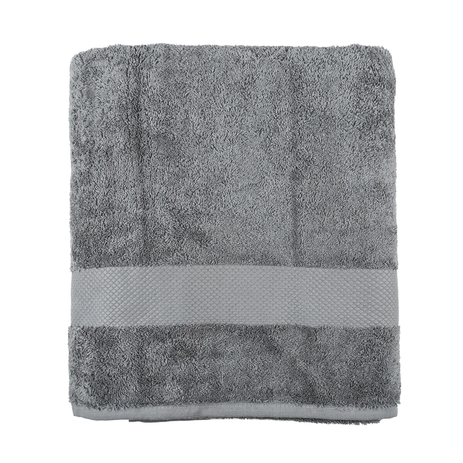 Casa Viva Toalla de ducha XL de algodón gris oscuro Vic 100x150cm - 500 gr/m² Online