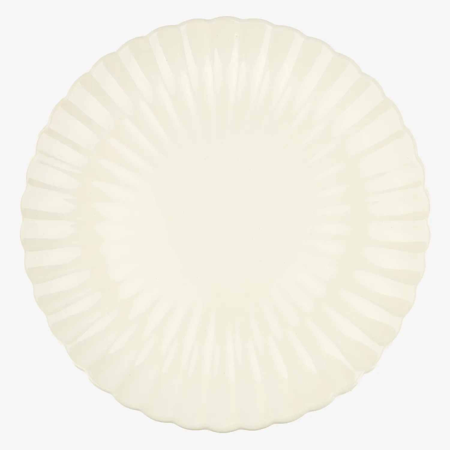 Casa Viva Vajilla de 12 piezas de cerámica marfil Varena New