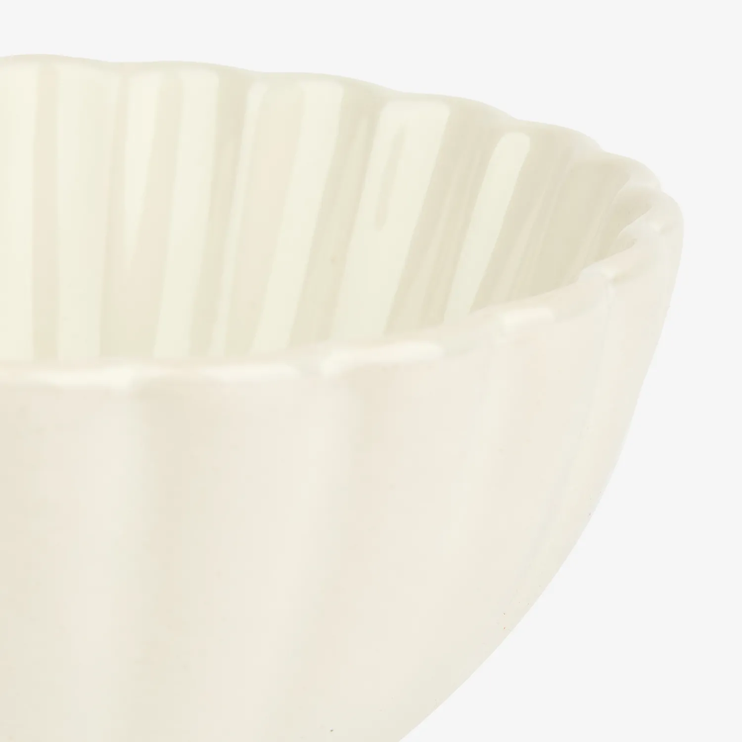 Casa Viva Vajilla de 12 piezas de cerámica marfil Varena New