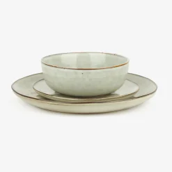 Casa Viva Vajilla de 12 piezas de cerámica gris Veiga Sale