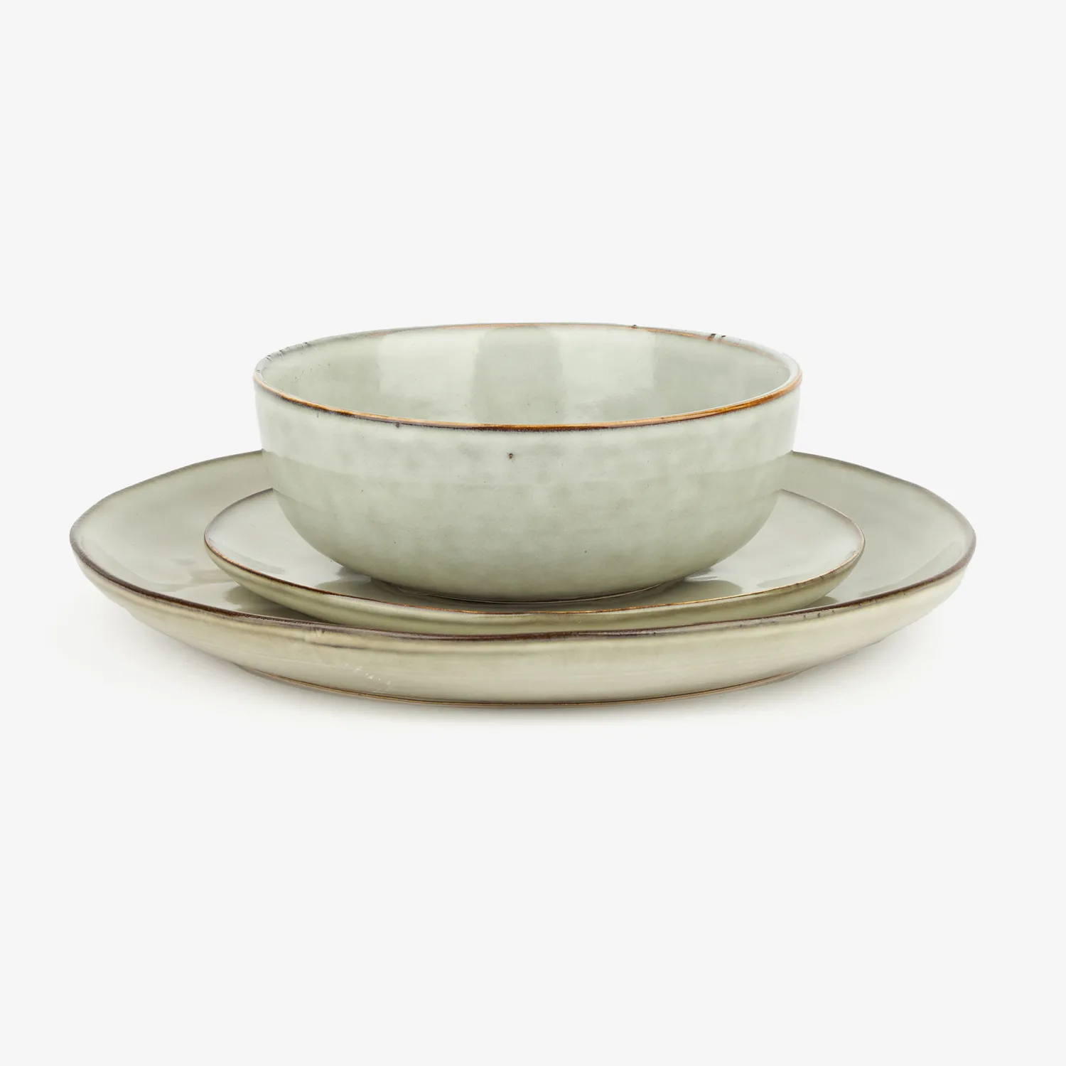 Casa Viva Vajilla de 12 piezas de cerámica gris Veiga Sale