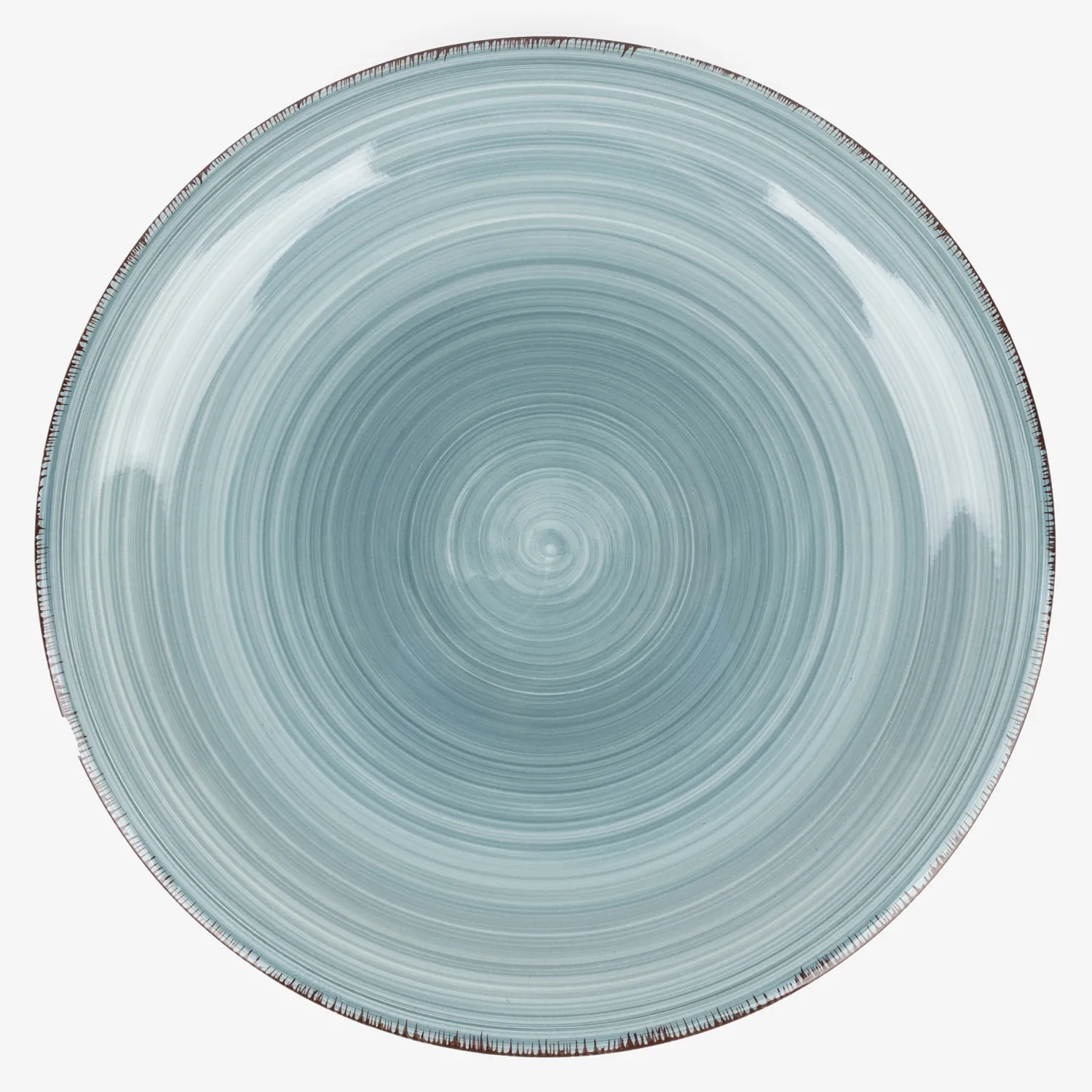 Casa Viva Vajilla de 18 piezas de gres azul claro Vita Best