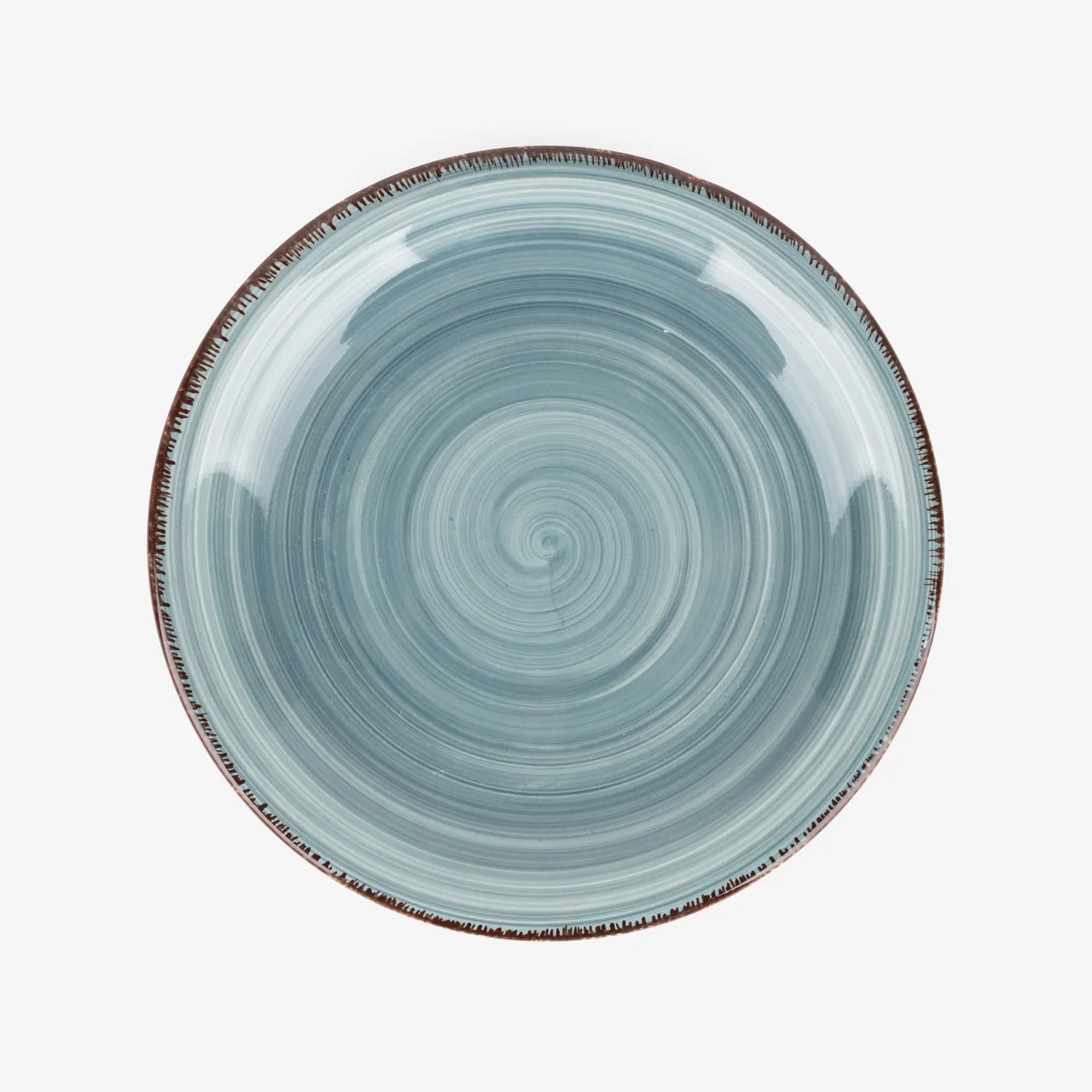 Casa Viva Vajilla de 18 piezas de gres azul claro Vita Best