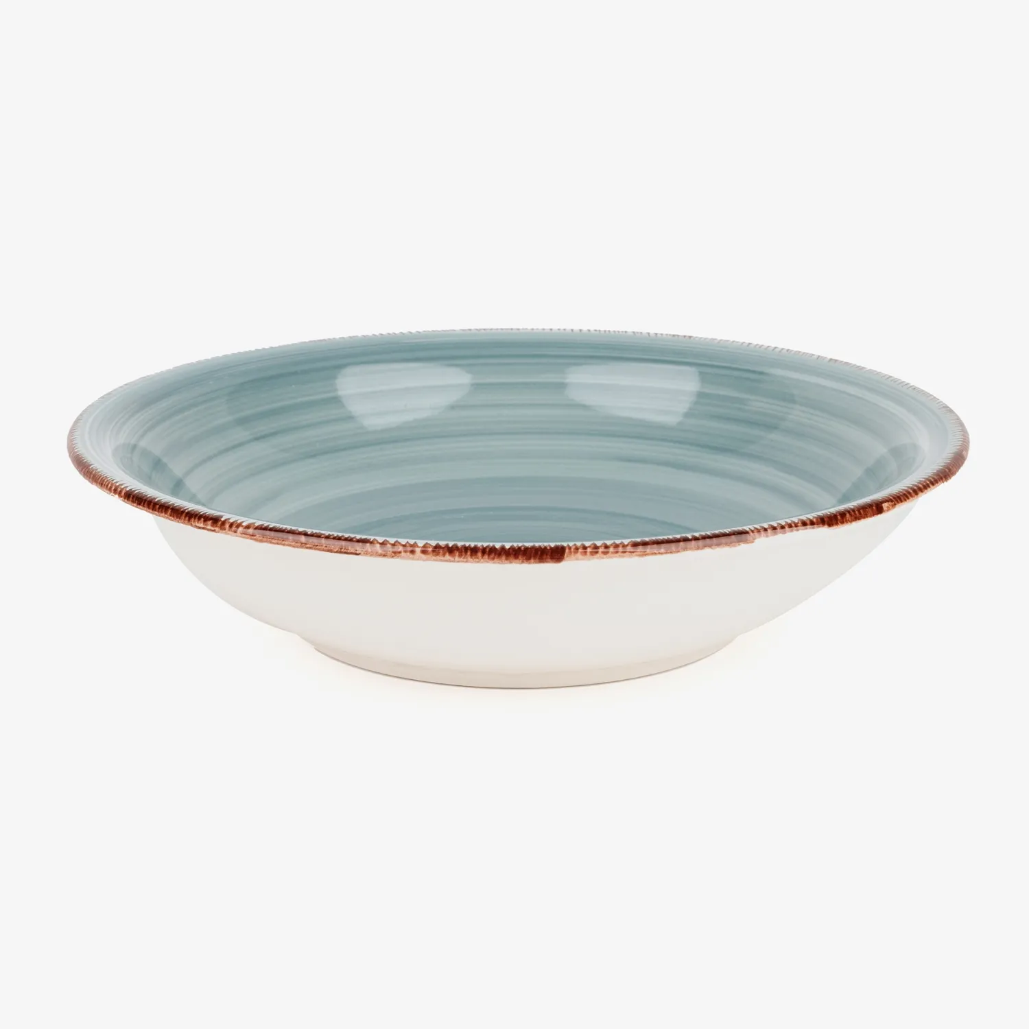 Casa Viva Vajilla de 18 piezas de gres azul claro Vita Best