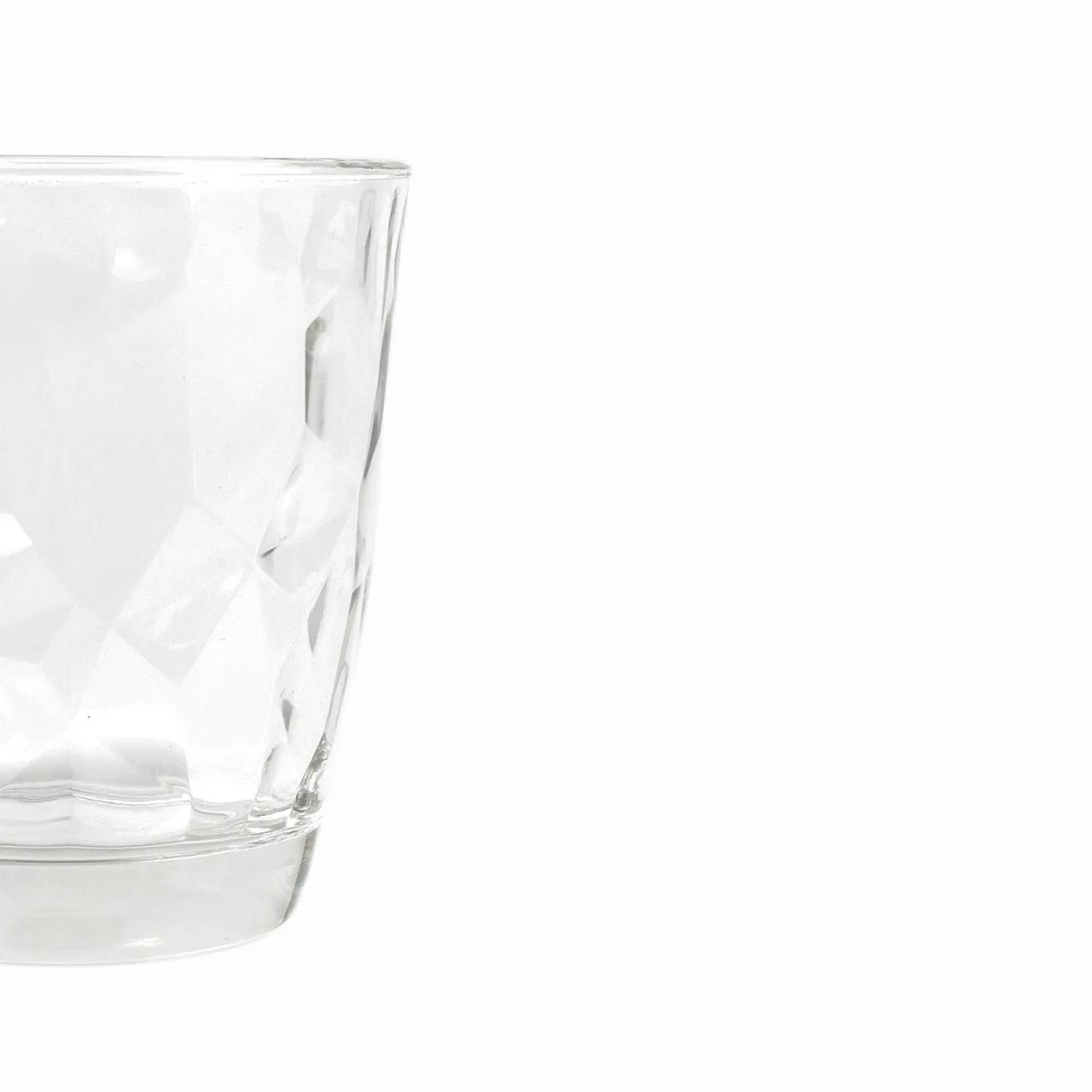 Casa Viva Vaso agua de cristal Diamond transparente 39cl - Bormioli Online