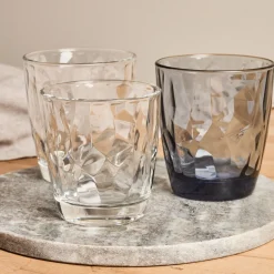 Casa Viva Vaso de agua de cristal transparente Diamond 30cl