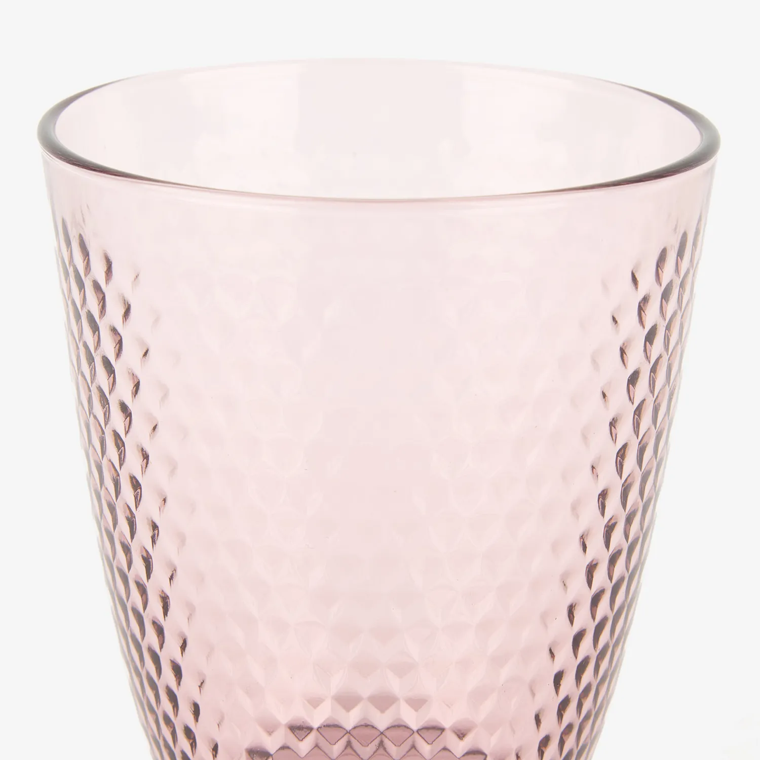 Casa Viva Vaso de cristal rosa Pampille 31cl Hot