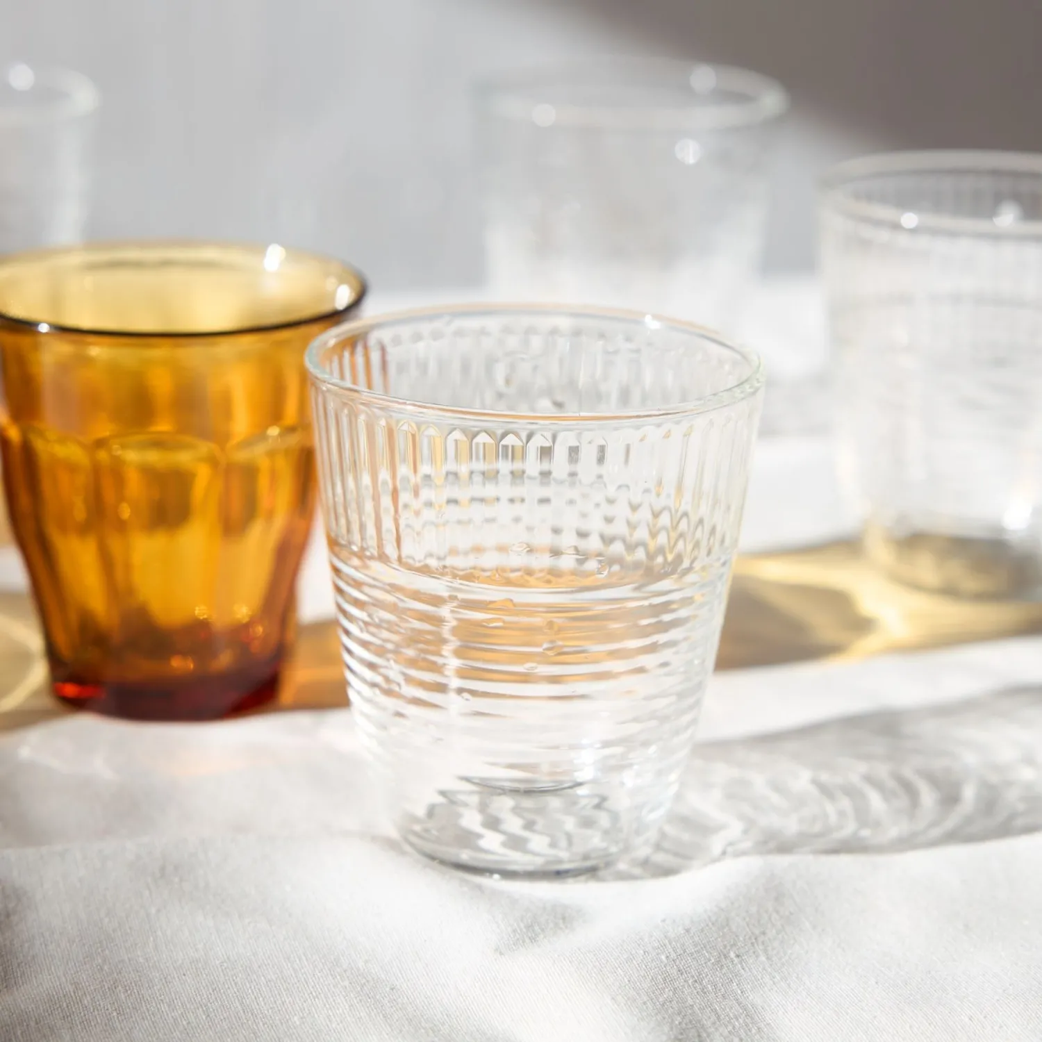 Casa Viva Vaso de vidrio transparente Zama 31cl Ø9x10cm