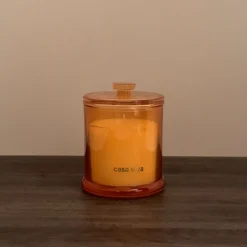 Casa Viva Vela aromática en vaso de cristal Golden vanilla Durcal Ø10x13cm Outlet