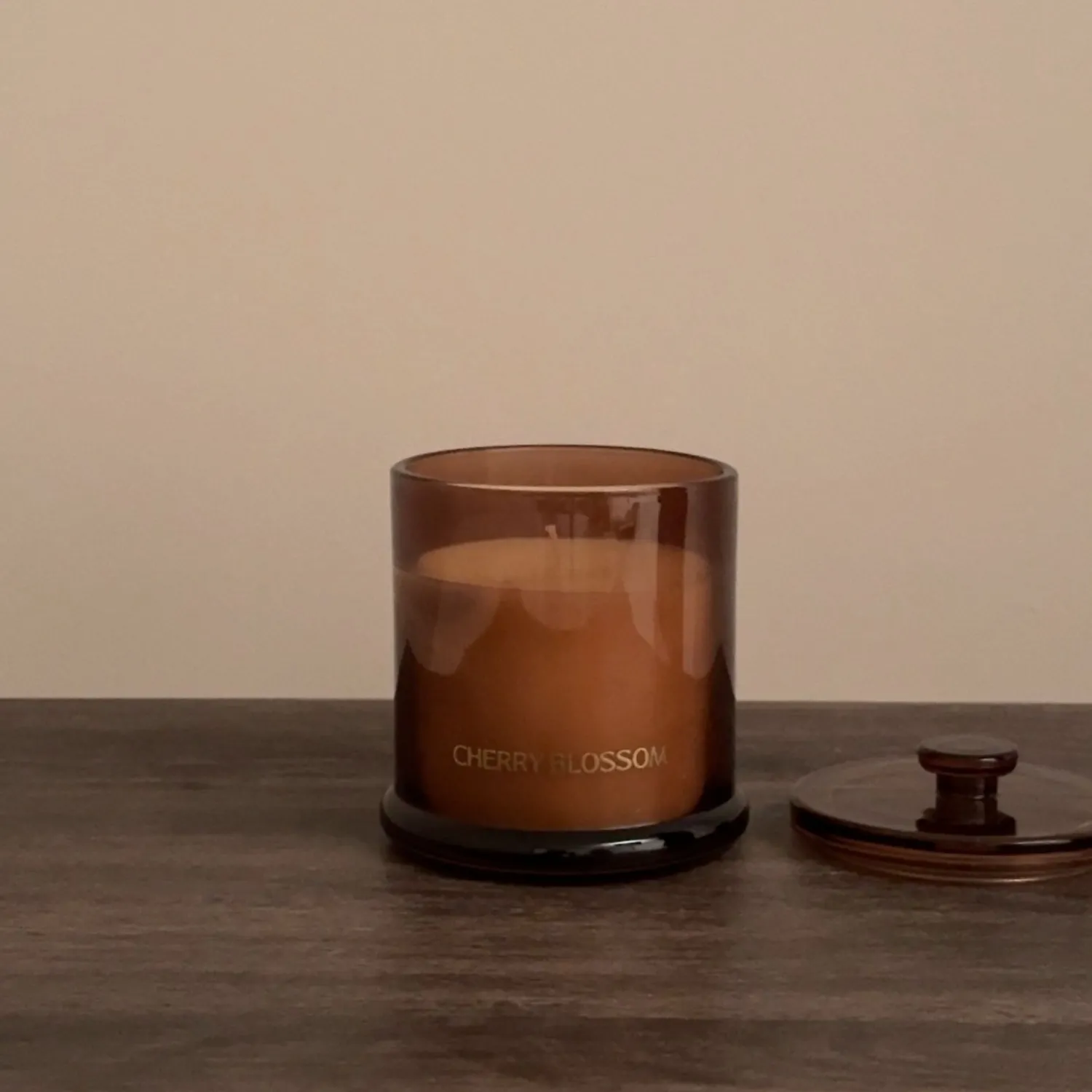Casa Viva Vela aromática en vaso de cristal Cherry blossom Durcal Ø10x13cm