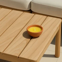 Casa Viva Vela de citronela con cuenco de cerámica Duna Ø11x5cm New