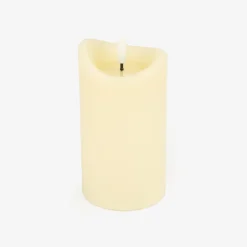 Casa Viva Vela decorativa LED beige Ø7x13cm Best