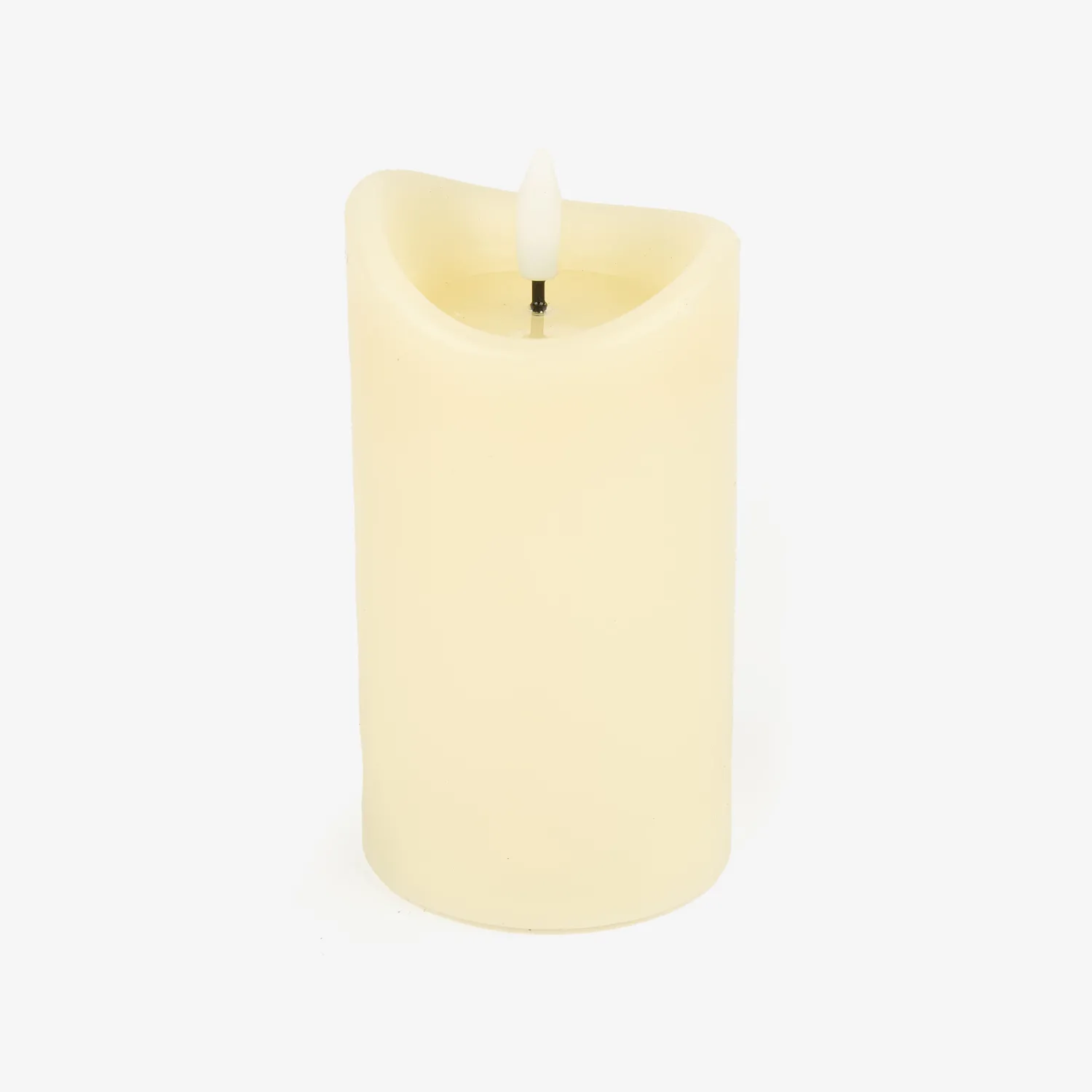 Casa Viva Vela decorativa LED beige Ø7x13cm Best