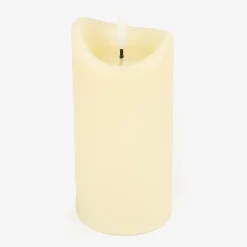 Casa Viva Vela decorativa LED beige Ø7x15cm Best