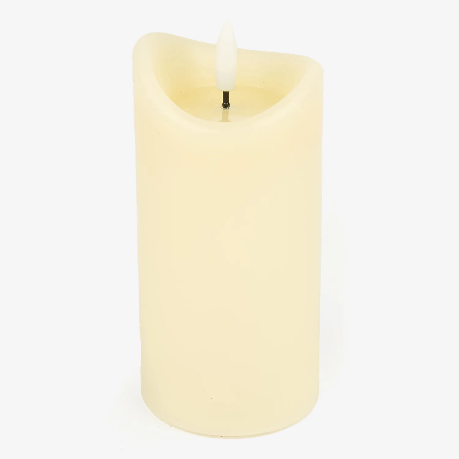 Casa Viva Vela decorativa LED beige Ø7x15cm Best