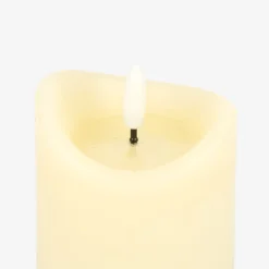 Casa Viva Vela decorativa LED beige Ø7x15cm Best