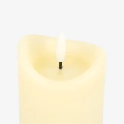 Casa Viva Vela decorativa LED beige Ø7x10cm New