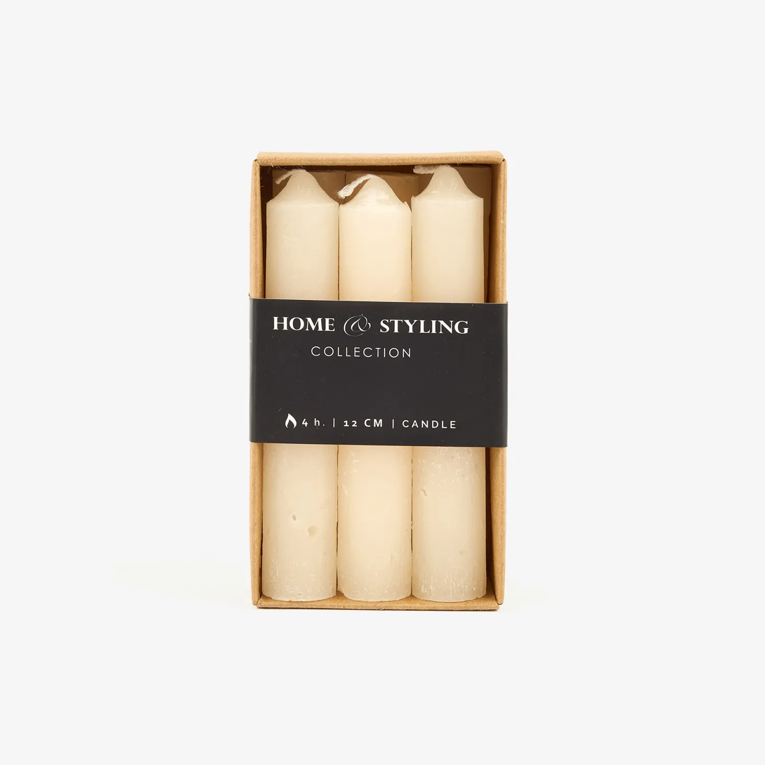 Casa Viva Vela para candelabro marfil Ø2x12cm New